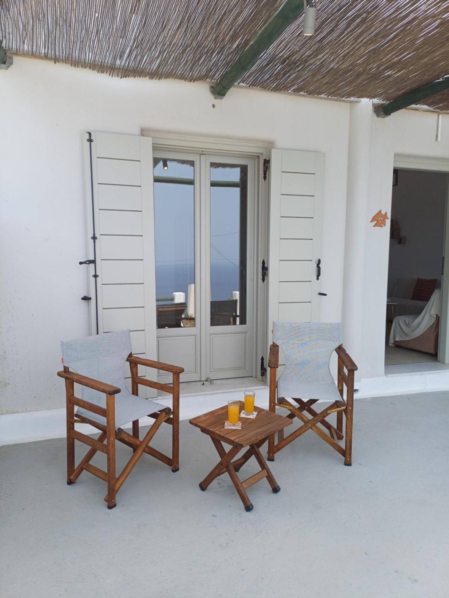 Willa 'Irene' Cycladic House With Sunrise And Sea View! Foinikiá Zewnętrze zdjęcie